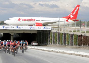 Bisiklet turuna Corendon 737 MAX damga vurdu