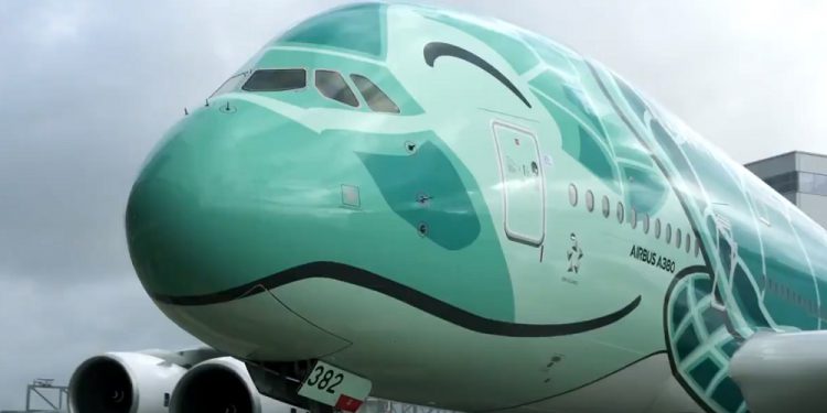 ANA kaplumbağa desenli ikinci A380’ine kavuştu
