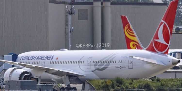 THY’nin 787’si test uçuşunu yapamadı