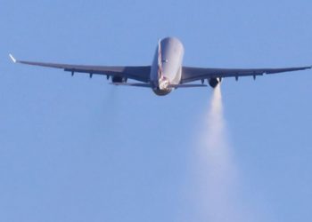 Yakıt sızıntısı nedeniyle acil iniş yaptı