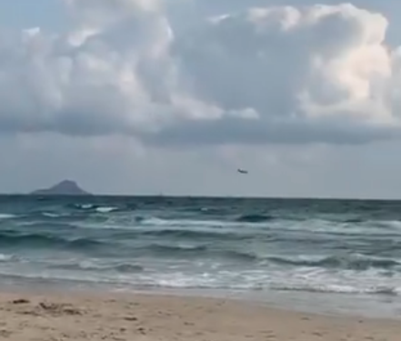 Savaş uçağı Akdeniz’de denize düştü