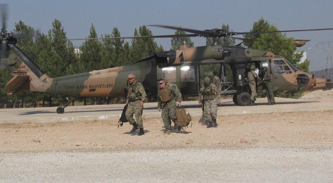 Güvenli Bölge’de ikinci ortak helikopter uçuşu