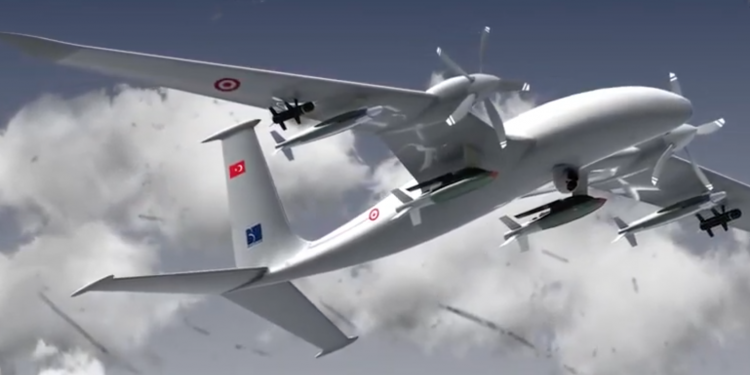 Bayraktar Akıncı İHA motor çalıştırdı