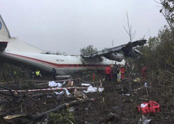 Türkiye’ye gelen uçak Ukrayna’da düştü