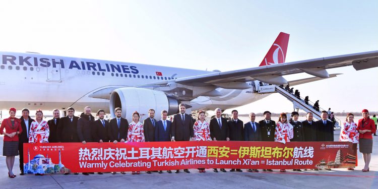 THY Xi’an uçuşlarına başladı