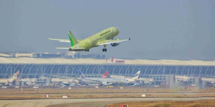C919’un altıncı test uçağı ilk uçuşunu yaptı