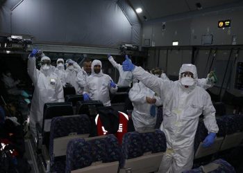 Koca Yusuf 42 yolcusu ile Vuhan’dan havalandı