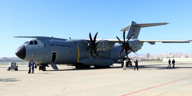 Türkiye’nin yardımlarını taşıyan uçak: A400M