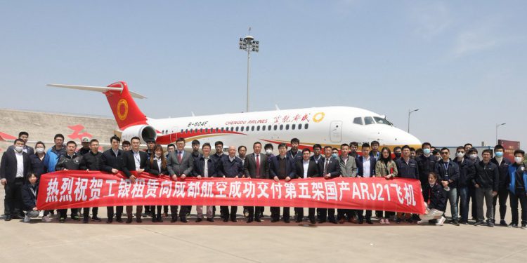 Comac salgın sonrasındaki ilk teslimatını yaptı