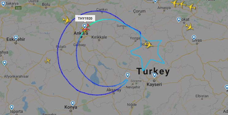 THY’nin “Ay ve Yıldız” uçuşu