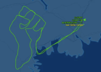 Kanadalı pilottan George Floyd’a destek uçuşu