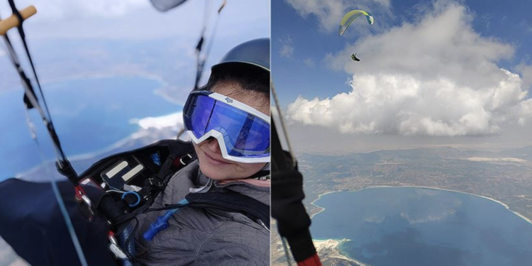 Yamaç paraşütünde Gülşah Hoş’tan rekor uçuş