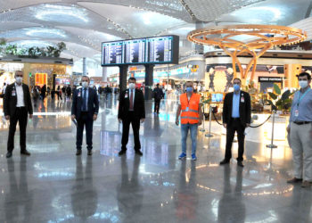 İstanbul Havalimanı’nda Covid-19 denetimi
