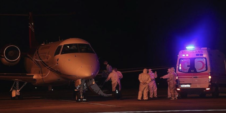KKTC’deki Covid-19 hastalarının Türkiye’ye nakli başladı