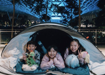 Singapur Changi Havalimanı’nda çadır hizmeti başladı