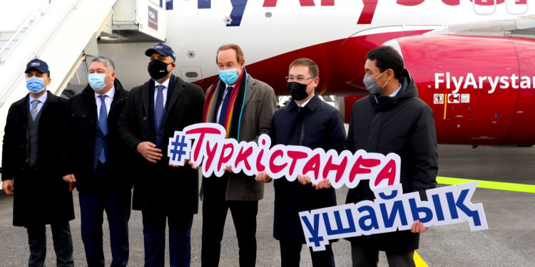 Türkistan Havalimanı 11 ayda hizmete açıldı