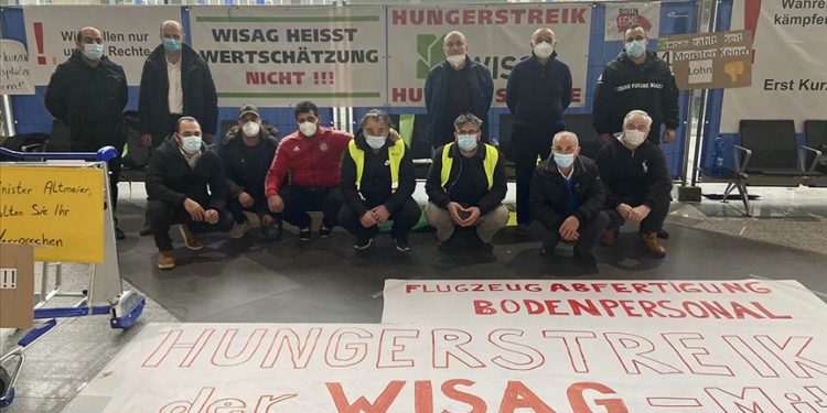 Frankfurt Havalimanı’nda işçiler açlık grevine başladı