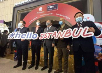 Türkistan’dan ilk uluslararası uçuş Türkiye’ye yapıldı