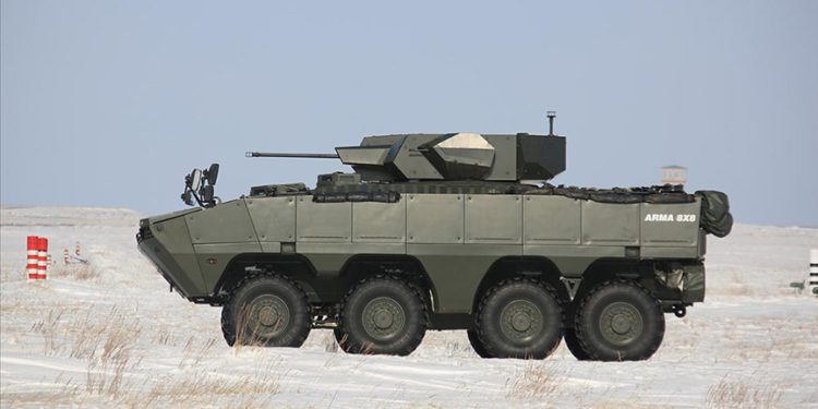 Kazakistan Türk zırhlısını test etti