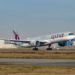 Qatar Airways, ilk tam aşılı uçuşunu yaptı
