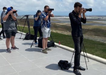 Spotter alanı havacılık tutkunlarını ağırlıyor