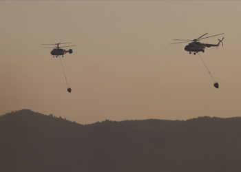 Orman yangınlarına havadan müdahale yeniden başladı
