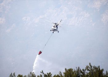 Orman yangınlarıyla mücadeleye ülkelerin hava aracı desteği sürüyor