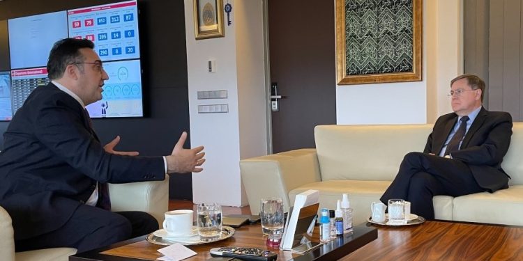 ABD’nin Türkiye Büyükelçisi İlker Aycı’yı ziyaret etti