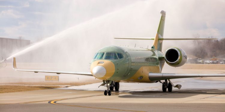 Falcon 6X, son işlemler için ABD’ye gönderildi