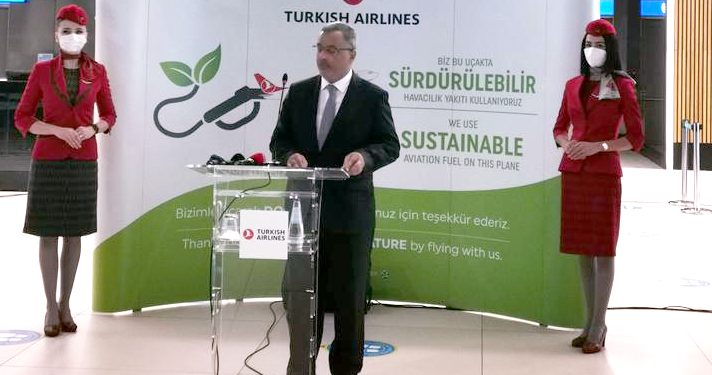 Bolat’ın ilk töreni THY’nin ilk biyoyakıtlı uçuşu oldu