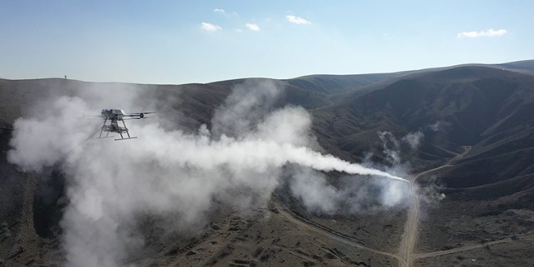 Silahlı drone Songar yerli roketleri ateşledi