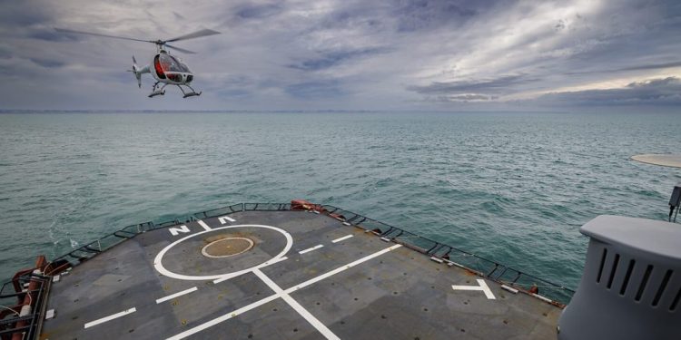 VSR700 kalkış ve iniş yetenekleri denizde test edildi