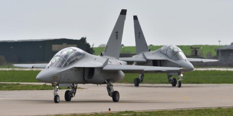 M-346 Kuzey İtalya’da düştü