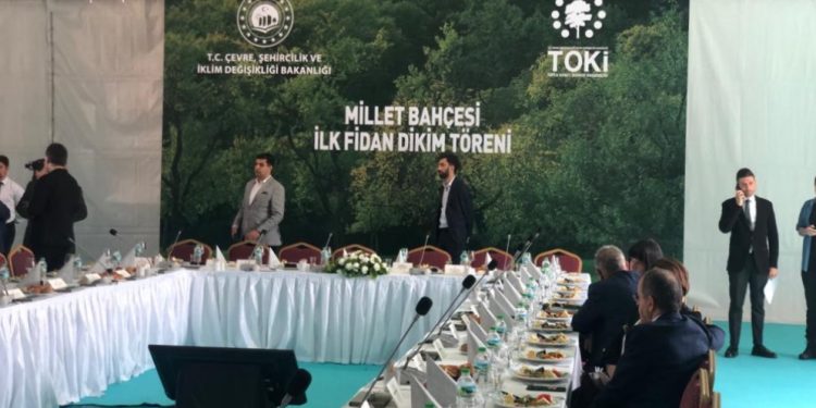 Atatürk Havalimanı Millet Bahçesi’nde ilk fidan dikimi töreni