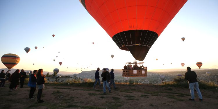Kapadokya’da balon turlarına rekor katılım bekleniyor