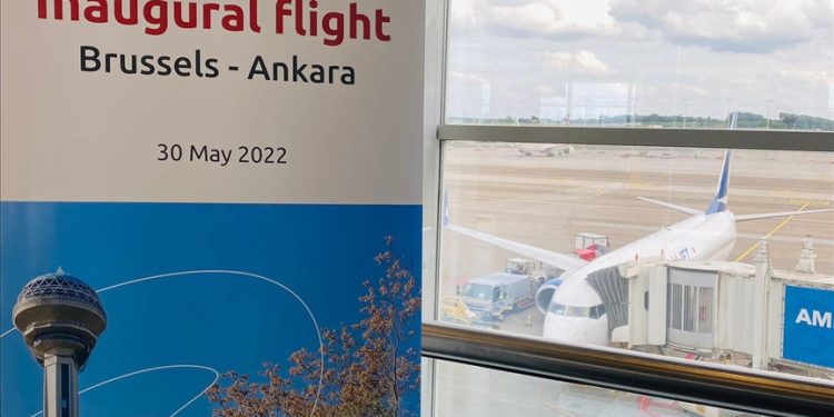 AnadoluJet, Ankara-Brüksel uçuşlarına başladı
