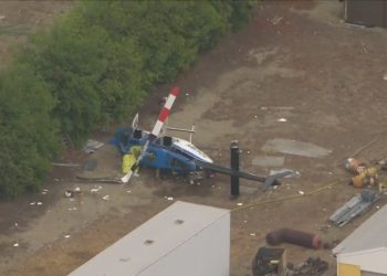 ABD’de orman yangınına müdahale eden helikopter düştü