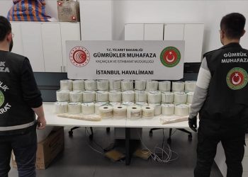 İstabul Havalimanı’nda 1 haftada 28 kilo uyuşturucu yakalandı