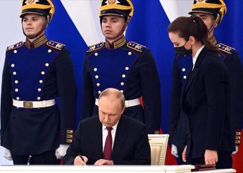 Putin, Ukrayna’nın 4 bölgesinin Rusya’ya bağlanması için imza attı