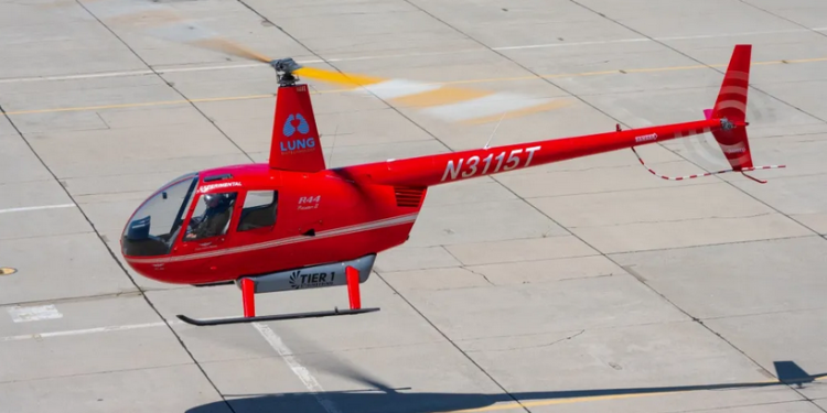 Elektrikli helikopter R44’ten tarihi uçuş