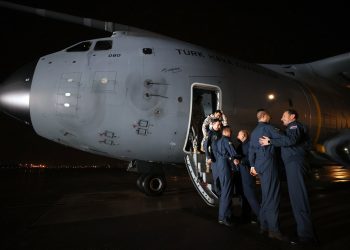 Ukrayna’dan gelen A400M’ler Kayseri’ye indi