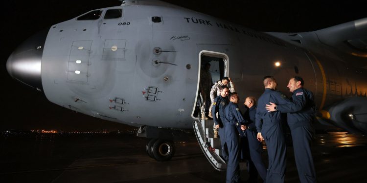 Ukrayna’dan gelen A400M’ler Kayseri’ye indi