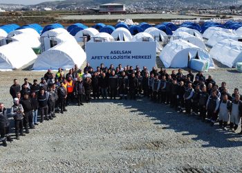 ASELSAN depremin yaralarını sarmak için afet bölgesinde