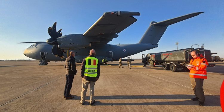 Belçika sahra hastanesi kurulumu için 5 uçak gönderecek