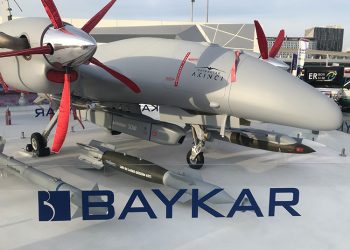 Akıncı, yurt dışındaki savunma fuarında ilk kez sergilendi