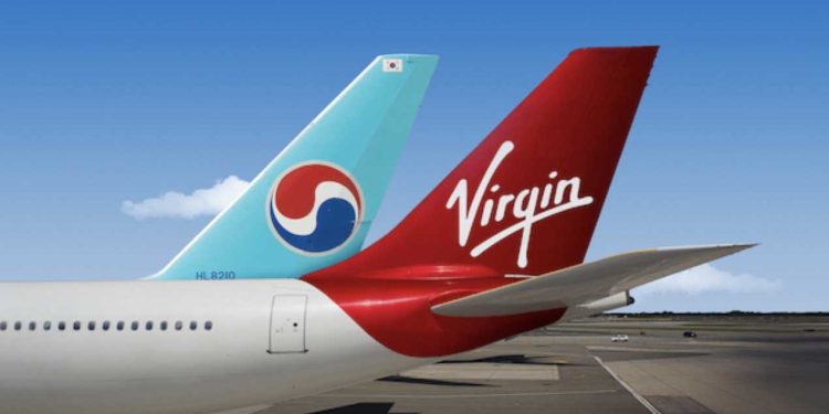 Virgin Atlantic, Korean Air ile kod paylaşımını başlattı