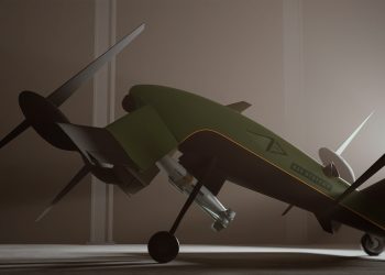 Kuyruk üzerine oturan İHA