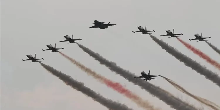 Türk Yıldızları, SOLOTÜRK ve Kızılelma’nın uçuşu 360 derece görüntülendi