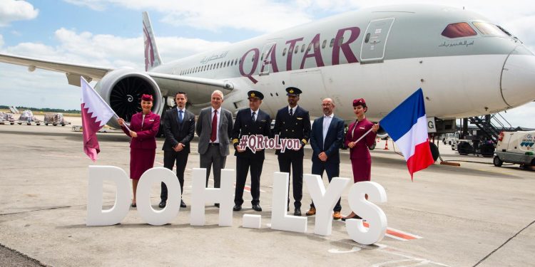Qatar Airways’in Fransa’da 3’üncü noktası Lyon oldu