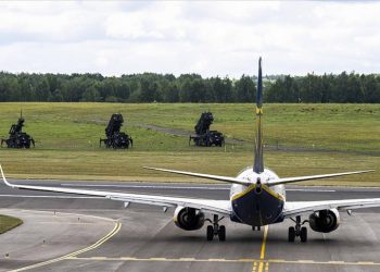 NATO Zirvesi öncesi Vilnius Havalimanı’nda Patriot hareketliliği